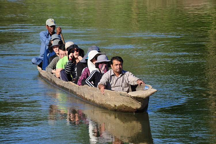 Canoeing Rapti River