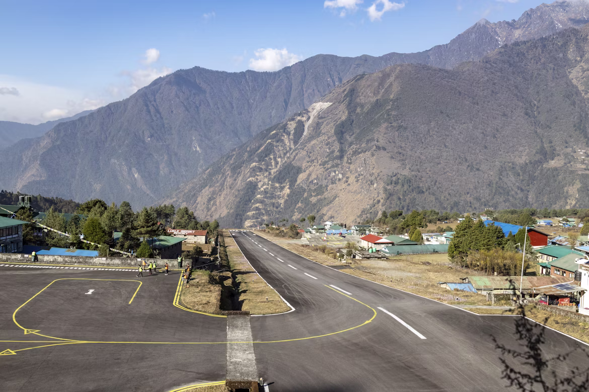 Lukla airport runway